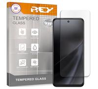 REY Protector de Pantalla para OPPO A5 4G/5G 2025 - A5M - P3 Lite 4G/5G, Cristal con Doble Protección UV, Vidrio Templado Premium 9H+