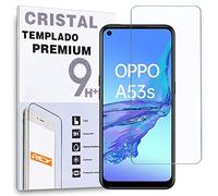 REY Protector de Pantalla para OPPO A53s - OPPO A53, Cristal Vidrio Templado Premium