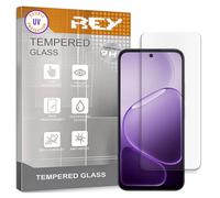 REY Protector de Pantalla para OPPO A6 4G/5G - A6T Pro - A6X 4G/5G - A6T 4G/5G - A6S 4G/5G - REALME C85 4G/5G, Cristal con Doble Protección UV, Vidrio Templado Premium 9H+