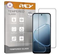 REY Protector de Pantalla para OPPO A6K 4G - REALME C100 4G/5G - C100i, Cristal con Doble Protección UV, Vidrio Templado Premium 9H+