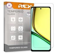 REY Protector de Pantalla para OPPO REALME 12 LITE - NEO7 SE - NEO7 - A5 PRO - A40 4G - C75 - C75X - A3 4G - GT 6 - NEO6 SE - 6T - A60, 5G, Cristal Doble Protección UV, Vidrio Templado 9H+