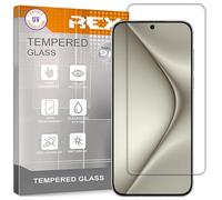 REY Protector de Pantalla para OPPO RENO14 - RENO14 F, Cristal con Doble Protección UV, Vidrio Templado Premium 9H+