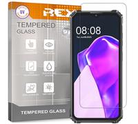 REY Protector de Pantalla para OUKITEL WP28e - WP28 - WP28S - WP56, Cristal con Doble Protección UV, Vidrio Templado Premium 9H+