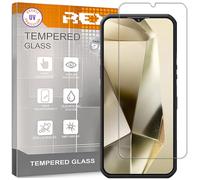 REY Protector de Pantalla para OUKITEL WP35 - WP35 s - WP39 PRO - WP35 PRO - WP55 - WP55 ULTRA - WP55 PRO, Cristal con Doble Protección UV, Vidrio Templado Premium 9H+