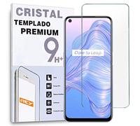 REY Protector de Pantalla para REALME V5 5G - OPPO A72 - OPPO A52 - REALME 7 - REALME X7 Pro - A73 5G, Cristal Vidrio Templado Premium