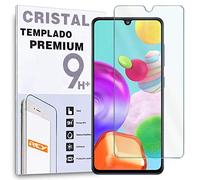 REY Protector de Pantalla para Samsung Galaxy A41, Cristal Vidrio Templado Premium