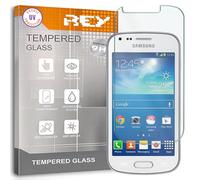 REY Protector de Pantalla para Samsung Galaxy Trend Plus, Cristal con Doble Protección UV, Vidrio Templado Premium 9H+