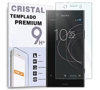 REY Protector de Pantalla para Sony Xperia XZ1, Cristal Vidrio Templado Premium