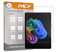 REY Protector de Pantalla para tablet MICROSOFT SURFACE PRO 11 13" - PRO 9 13" - PRO 10 13", Cristal con Doble Protección UV, Vidrio Templado Premium 9H+