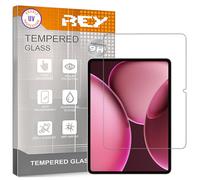 REY Protector de Pantalla para Tablet OPPO Pad 4 Pro 13,2", Cristal con Doble Protección UV, Vidrio Templado Premium 9H+