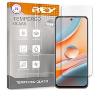 REY Protector de Pantalla para TCL 605 4G - 60 SE 4G - 60 SE NXTPAPER 4G, Cristal con Doble Protección UV, Vidrio Templado Premium 9H+
