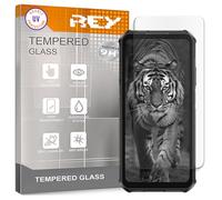 REY Protector de Pantalla para ULEFONE Armor X16 - X16 Pro - X31, Cristal con Doble Protección UV, Vidrio Templado Premium 9H+