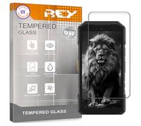 REY Protector de Pantalla para ULEFONE Armor X32 - X32 Pro, Cristal con Doble Protección UV, Vidrio Templado Premium 9H+