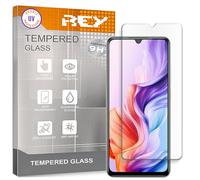 REY Protector de Pantalla para ZTE Blade V70 MAX, Cristal con Doble Protección UV, Vidrio Templado Premium 9H+