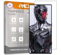 REY Protector de Pantalla para ZTE Nubia REDMAGIC 8s Pro, Cristal con Doble Protección UV, Vidrio Templado Premium 9H+