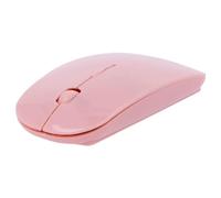 REY Ratón Inalámbrico sin Cables, Extraplano, Color Rosa Palo