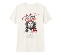 Rey sobre Todo Jesucristo Filipenses 2:9-11 Versículo de la Biblia Camiseta Premium