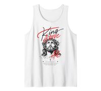 Rey sobre Todo Jesucristo Filipenses 2:9-11 Versículo de la Biblia Camiseta sin Mangas