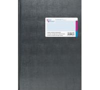 Rey y columnas Ebhardt 8612042 libro, columnas libro, 4 columnas, A4, 210 x 297 mm, 96 hojas, de color azul claro