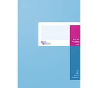 Rey y Ebhardt 8611021 libro de negocios Efalin Sobre, 2 columnas, 210 x 255 mm, 40 hojas, de color azul claro