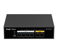 REYEE RG-ES106F-P Reyee Switch PoE Sobremesa - Carcasa Metal - 6 puertos RJ45 10/100 Mbps - 4 Puertos PoE+ 802.3af/at + 2 Puerto