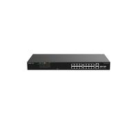 REYEE RG-ES118FGS-LP Reyee Switch PoE Desktop - Metallgehäuse - Rackmontierbar - 16 RJ45-Ports 10/100 Mbit/s + 2 Gigabit-Uplink-