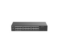 REYEE RG-ES124G-L Reyee Desktop-Switch - Metallgehäuse - rackmontierbar - 24 RJ45-Ports - Geschwindigkeit 10/100/1000 Mbit/s - P