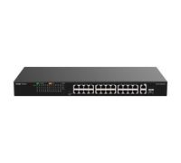 REYEE RG-ES126FGS-P Reyee Switch PoE Sobremesa - 24 Puertos RJ45 + 1 Uplink RJ45 + 1 SFP Combo - 24 Puertos 10/100Mbps + 2 Puert