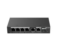 REYEE RG-ES206GS-P Reyee Switch PoE Cloud - 4 Puertos PoE + 2 Puertos Rj45 + 1 SFP Combo - Velocidad de puertos 10/100/1000 Mbp