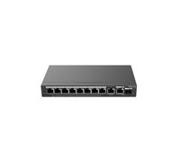 REYEE RG-ES210GS-P Ruijie Reyee Cloud Managed L2 Switch - 8 Gigabit-Ports mit PoE/PoE+ + 1 GE-Combo-Uplink - Gigabit-SFP-Steckpl