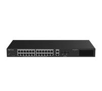 REYEE RG-ES228GS-LP Reyee Switch PoE Cloud Gestionable - 24 PoE 802.3af/at + 2 SFP + 2 uplink RJ45 - 26 RJ45 10/100/1000Mbps + 2