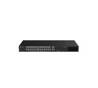 REYEE RG-ES228GS-LP Ruijie Reyee Cloud verwalteter L2-Switch - 28 Gesamtports (24 PoE+ / 2 Uplink / 2 SFP) - SF-Glasfaserverbind