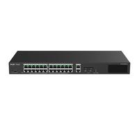 REYEE RG-ES228GS-P Reyee Switch PoE Cloud Gestionable - 24 PoE 802.3af/at + 2 SFP + 2 uplink RJ45 - 26 RJ45 10/100/1000Mbps + 2