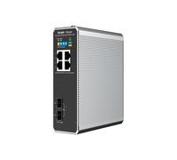 REYEE RG-NIS2100-4GT2SFP-HP Ruijie Cloud Verwalteter industrieller L2-Switch - 6 Gesamtports (4 GE / 2 1G-SFP-Uplinks) - Industr