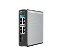 REYEE RG-NIS2100-8GT2SFP-HP Ruijie Cloud Verwalteter industrieller L2-Switch - 10 Gesamtports (8 GE / 2 1G-SFP-Uplinks) - Indust