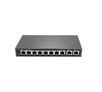 Reyee Rouijie Networks RG-ES110D-P - Interruptor de Escritorio no administrado de 8 Puertos de 100 Mbps con 2 Puertos de Enlace Ascendente