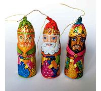 Reyes Magos Chocolate con Leche para colgar en Arbol de Navidad SIMON COLL 20 ud (500 g)