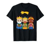 Reyes Magos Kawaii - Melchor, Gaspar y Baltasar Camiseta