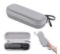 REYGEAK DJI Osmo Pocket 3 - Bolsa de transporte portátil para DJI Pocket 3 de piel sintética resistente al agua y al desgaste, gris, Funda Osmo Pocket 3