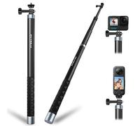REYGEAK Palo selfie de fibra de carbono de 3 m/300 cm para Insta360, material de fibra de carbono, monopie extensible para GoPro Max Hero 11, 10, 9, 8, DJI Osmo Action 4/Action 3 y otras cámaras (2,7