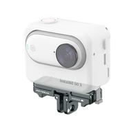 REYGEAK Soporte adaptador de aleación de aluminio para Insta360 GO 3 Adaptador de liberación rápida para cámara de acción con adaptador de conexión - Accesorios GO 3, trípode conectable, Vlogging