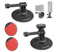 REYGEAK Soporte adhesivo para cámara de acción Insta360 X5, soporte flexible para casco compatible con GoPro 13/12/11/10/9 DJI Osmo 360/Action 5 Pro/4/3/Pocket3 accesorios de cámara de acción (2