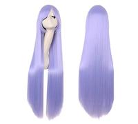 REYHS Anime Wig Hannah Annafellows Cosplay Wig for Kuroshitsuji,Purple Long Straight Wig,Costume Halloween Wig,For Halloween,Costume Party Anime Show, Cosplay Event, Conciertos, Daily Wig