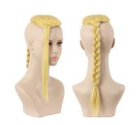REYHS Anime Wig Ken Ryuguji Draken Cosplay Wig for Tokyo Revengers, Long Braided Gold Wig,Costume Halloween Wig,For Halloween,Costume Party Anime Show Anime Show Cosplay Event, Concerts, Daily Wig