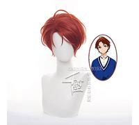 REYHS - Peluca corta de Momoe Sawaki de anime WONDER EGG PRIORITY para cosplay, resistente al calor, pelo sintético para mujer + gorra de peluca