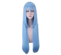 REYHS - Peluca de anime Rimuru Tempest, peluca para cosplay por ese tiempo I Got Reincarnated As A Slime, peluca azul, peluca de disfraz de Halloween, para fiesta de disfraces, espectáculo de anime