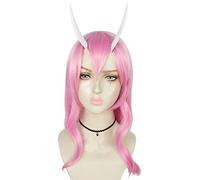 REYHS Peluca de anime Shuna para cosplay For That Time I Got Reincarnated As A Slime, peluca larga rosa, peluca de disfraz de Halloween, para fiesta de disfraces, espectáculo de anime, evento de