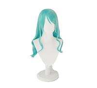 REYHS - Peluca de Hikawa Sayo Game BanG Dream! Peluca de cosplay azul sintético para mujer, disfraz de anime Bandori, cosplay de Hikawa Sayo