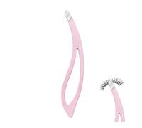 REYIN-CHHN Pinzas con mango curvado, punta inclinada, pinzas para cejas para moldear, juego de mini pinzas para mujer, las mejores herramientas de depilación facial, colección ergonómica de diseñador