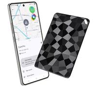 Reyke Tarjeta de Seguimiento Delgada, buscador Inteligente Compatible con iOS Find My y Google Find Hub, localizador de Cartera Recargable para Etiquetas de Equipaje, teléfonos móviles y pasaportes